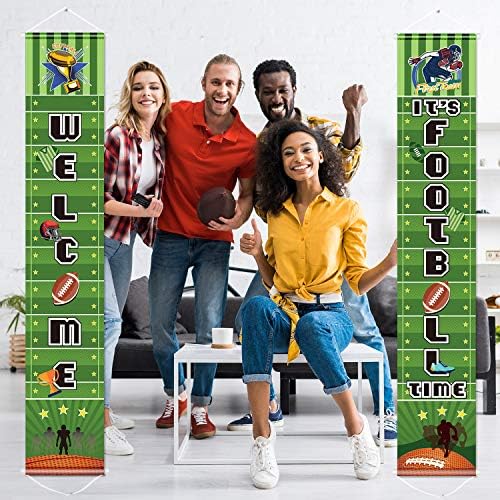 Football Party Banner for Birthday and Festival Decor