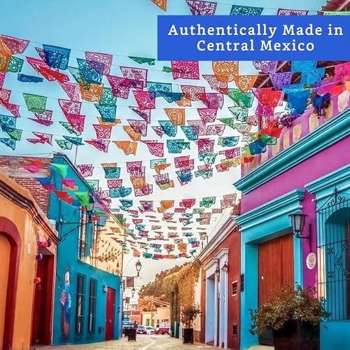 Mexican Party Banners 5 Pack with 10 Plastic Flags