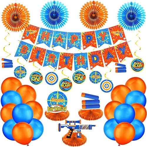 Skylety 30 Piece Dart Birthday Party Decor Set