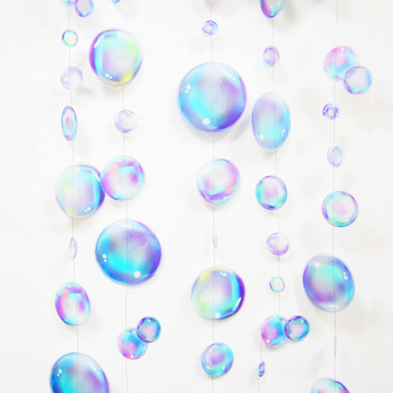 Decor365 Little Mermaid Party Decor Purple Blue Bubble Garland