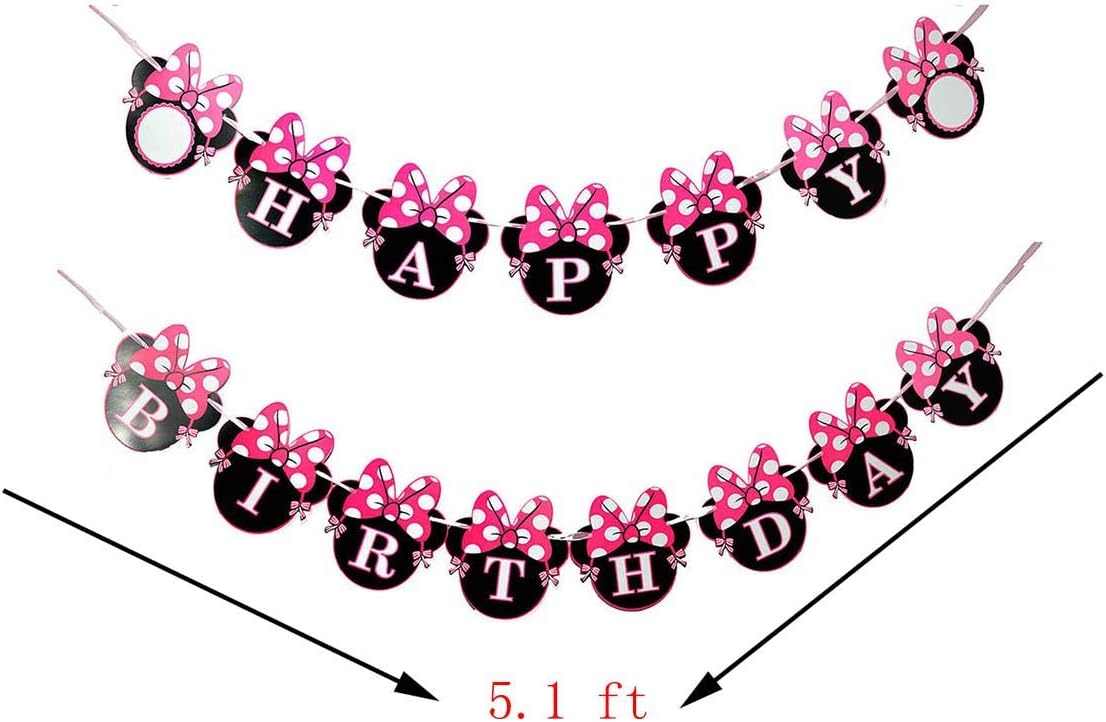 Mouse Ears Happy Birthday Banner Set