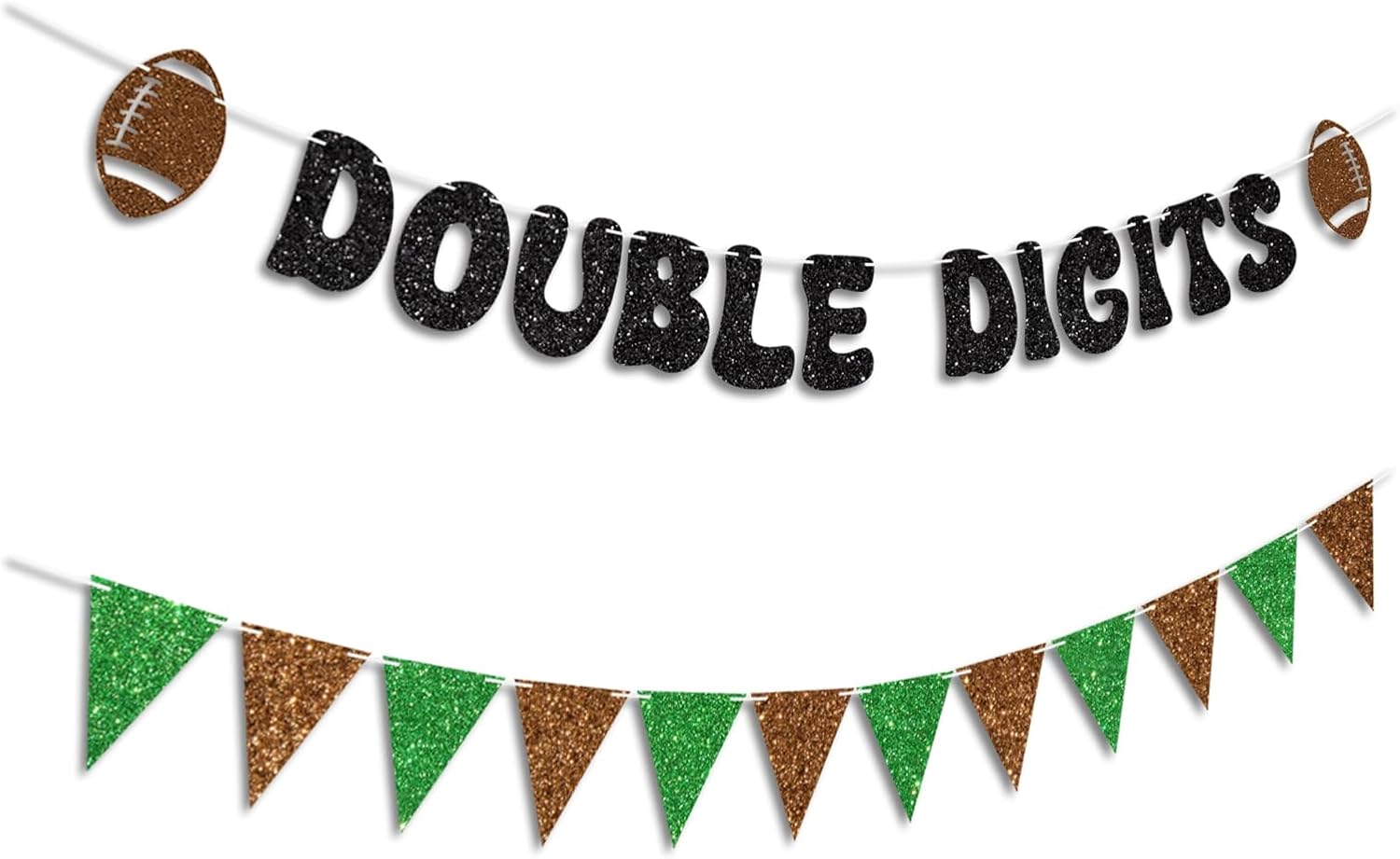 Football 10th Birthday Banner Decorations