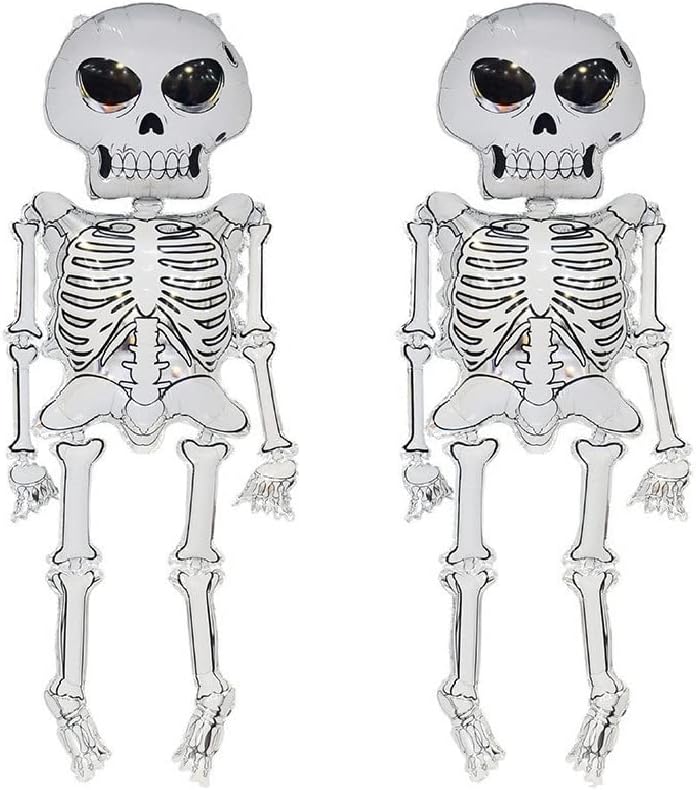 622 Inch Skeleton Halloween Balloons 2pcs