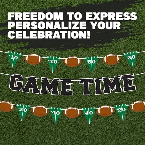 ArtCreativity Football Banner Decoration Set of 3