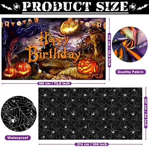 Halloween Birthday Party Decor 105 Pcs Decor Set