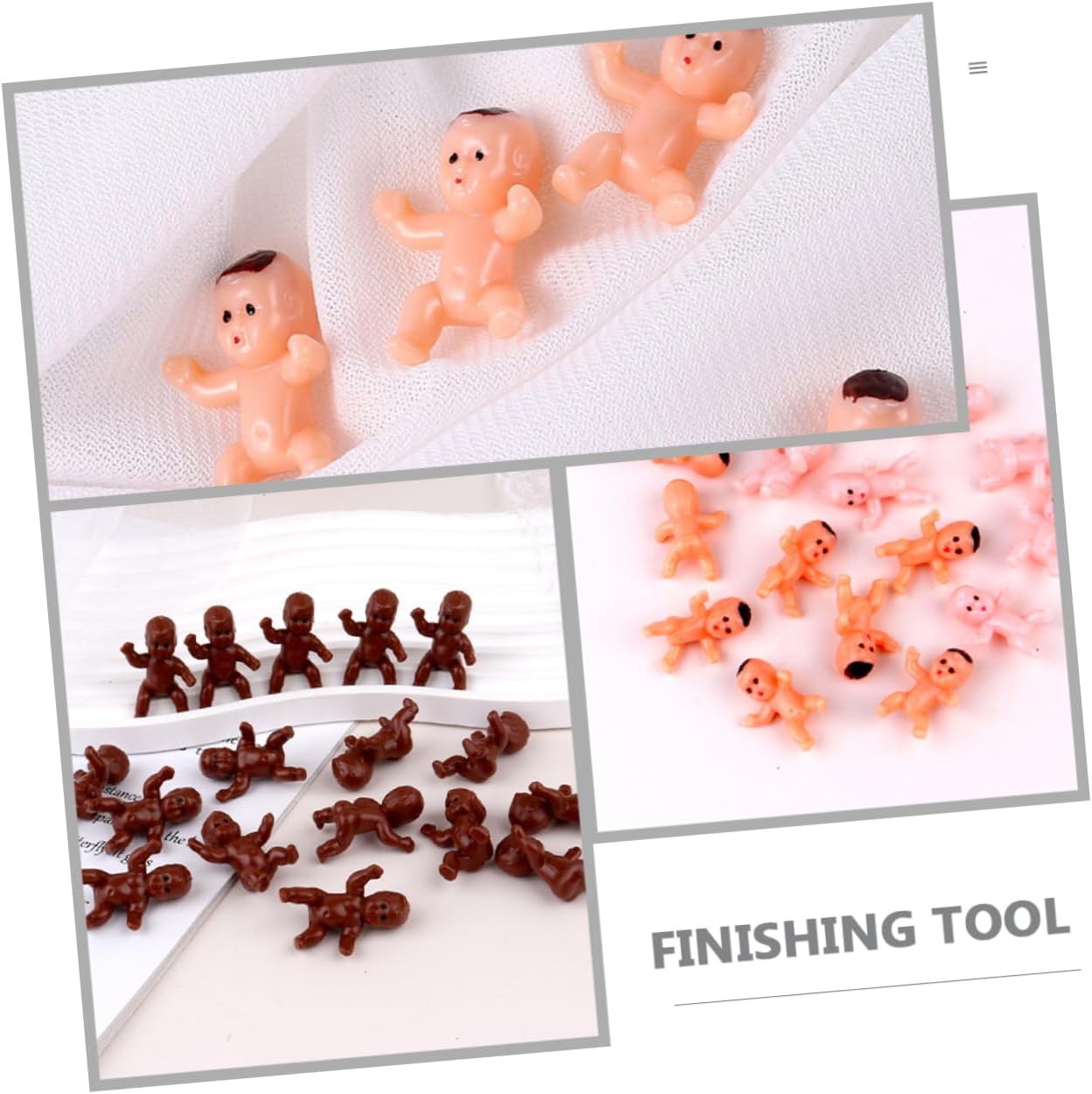 60pcs Mini Plastic Figurines for Parties and Decorations