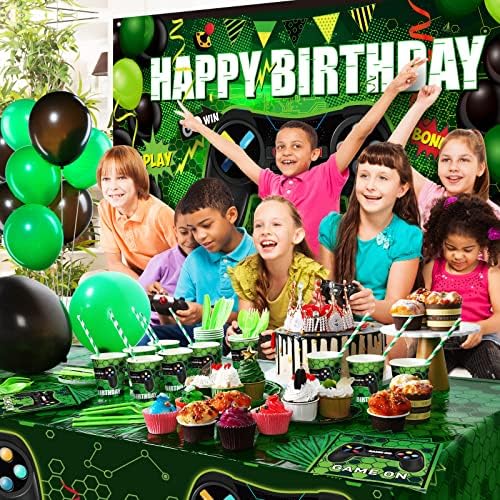 Tatuo 152 Piece Video Game Party Decor Set