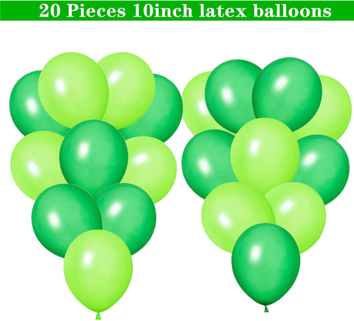 Golf Party Decorations Green Balloons Banner Set