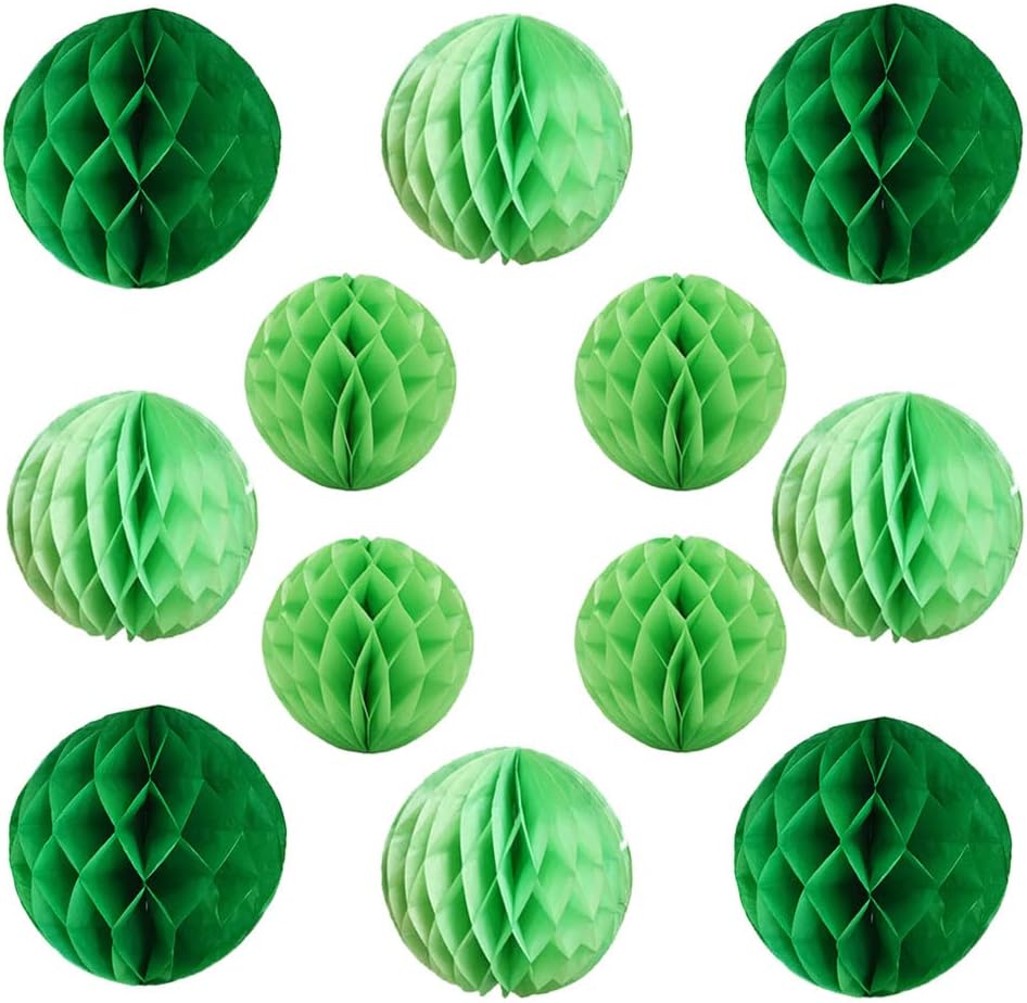 YLYs Love 12pcs Honeycomb Paper Party Balls Wall Decor