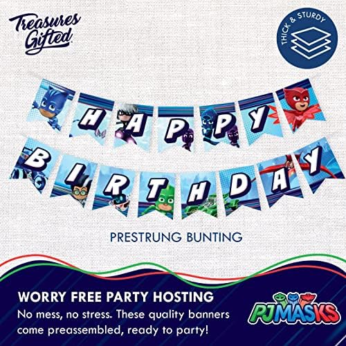 Treasures Gifted PJ Masks Birthday Banner