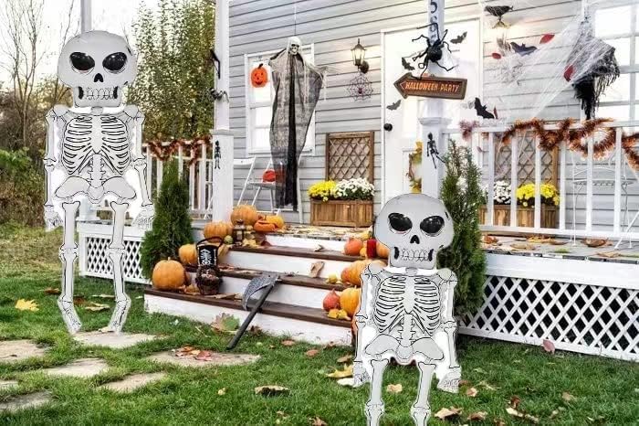 622 Inch Skeleton Halloween Balloons 2pcs