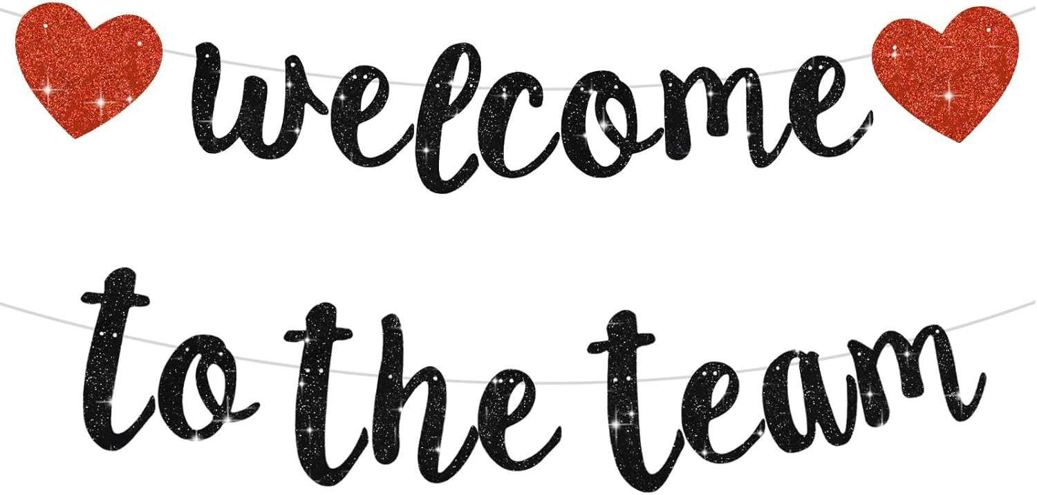 BEISHIDA Welcome to the Team Banner Office Party Decoration
