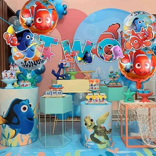 Finding Nemo Two Banner - Ocean Theme Party Decorations