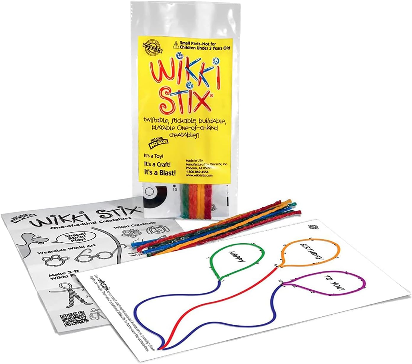 WikkiStix Birthday Fun Favors Pack of 20