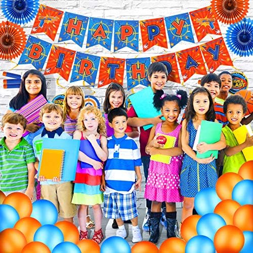 Skylety 30 Piece Dart Birthday Party Decor Set