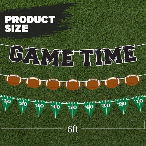 ArtCreativity Football Banner Decoration Set of 3
