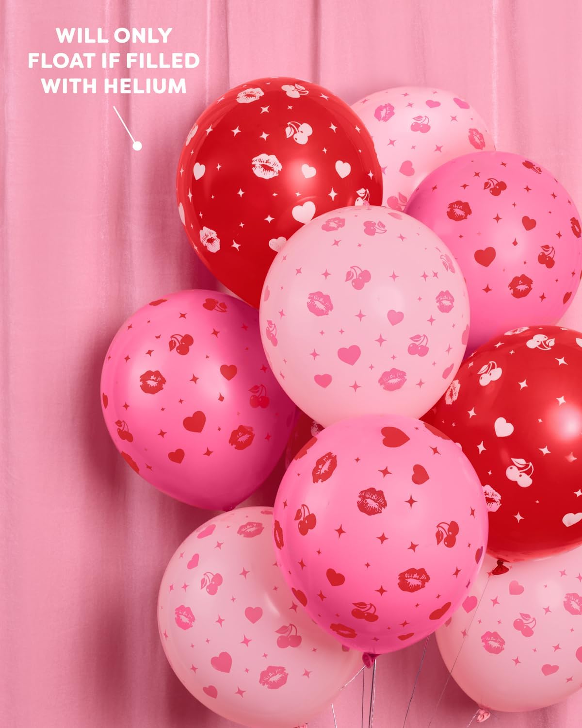 Xo Fetti Party Red Pink Love Latex Balloons 24pk 12