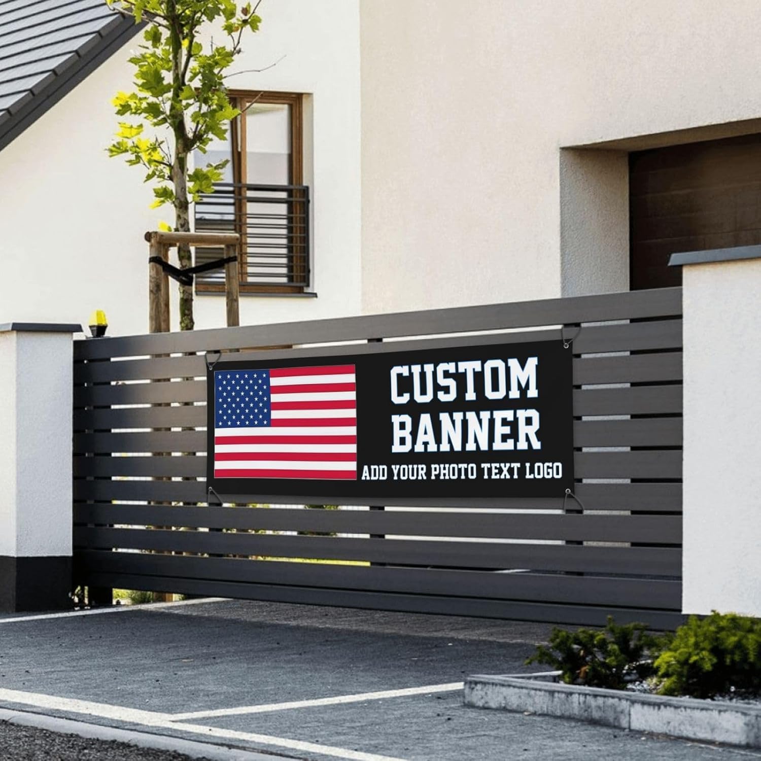 Custom 6x2 Ft Banner With Photo Text Logo