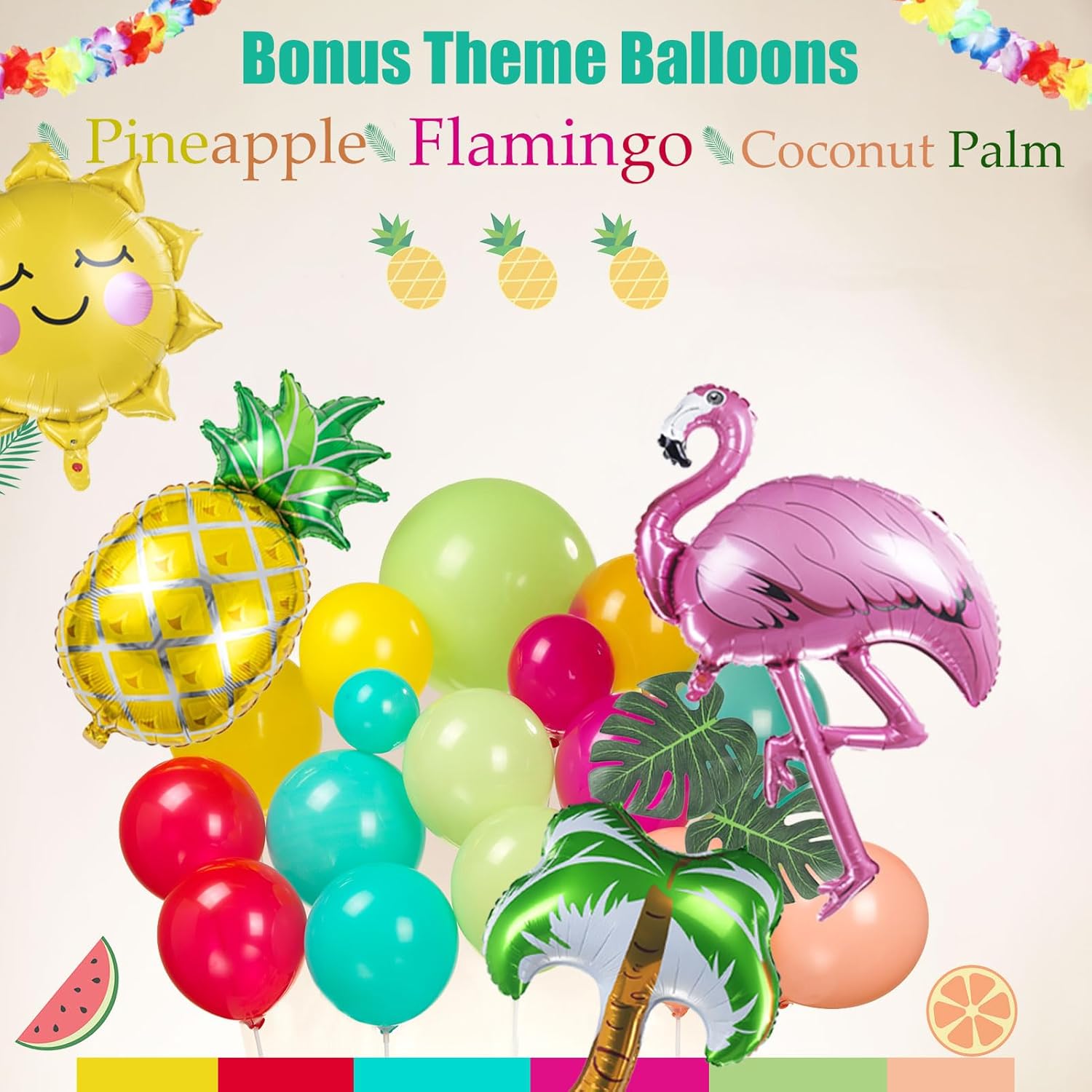 Tropical Balloon Garland Kit for Summer Parties