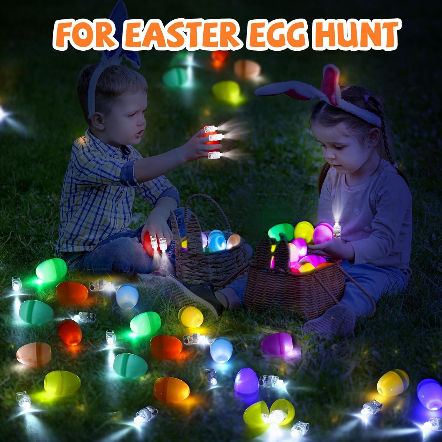 California Cade Electronic 50Pcs White Finger Flashlights