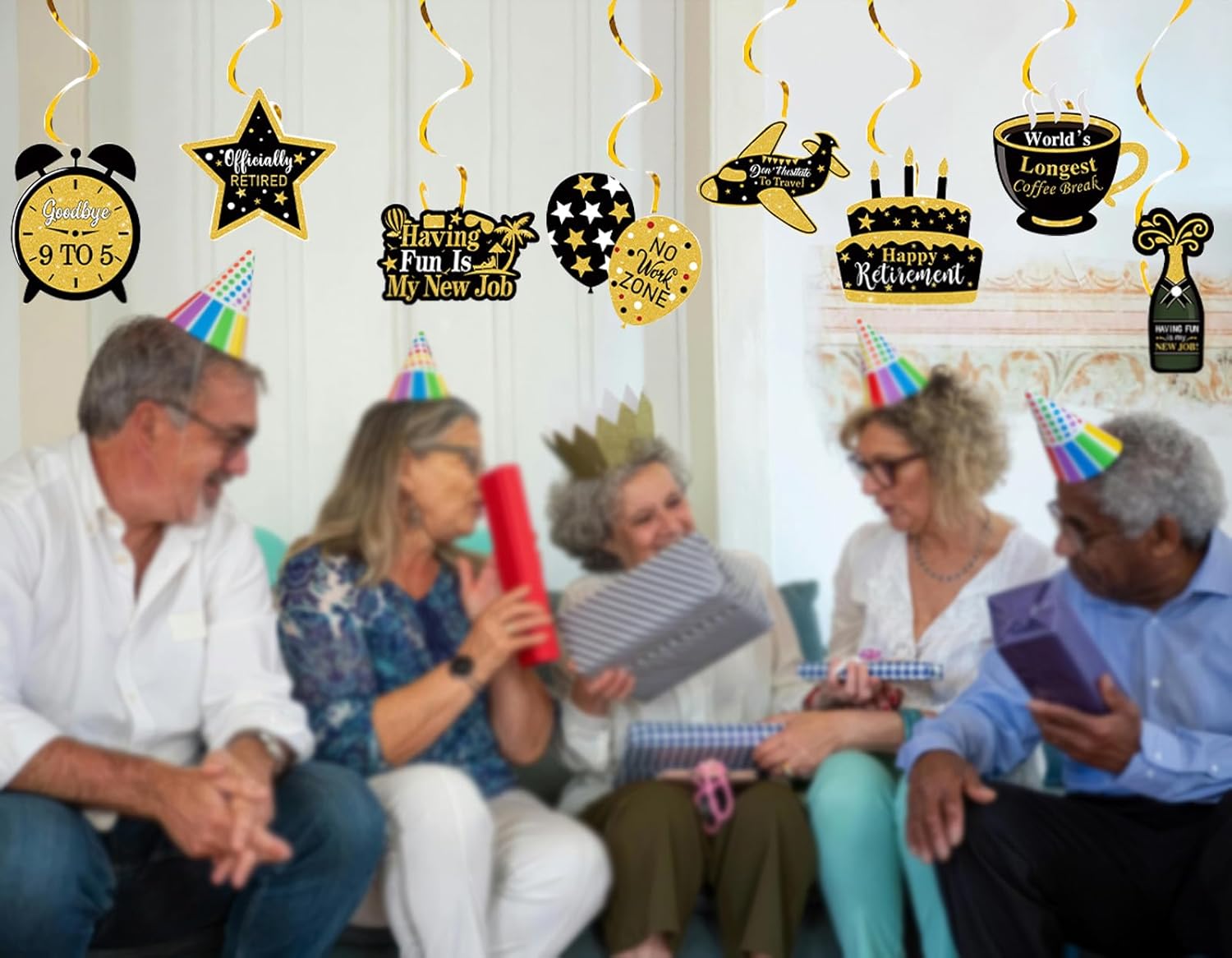 Happy Retirement Party Decorations Set
