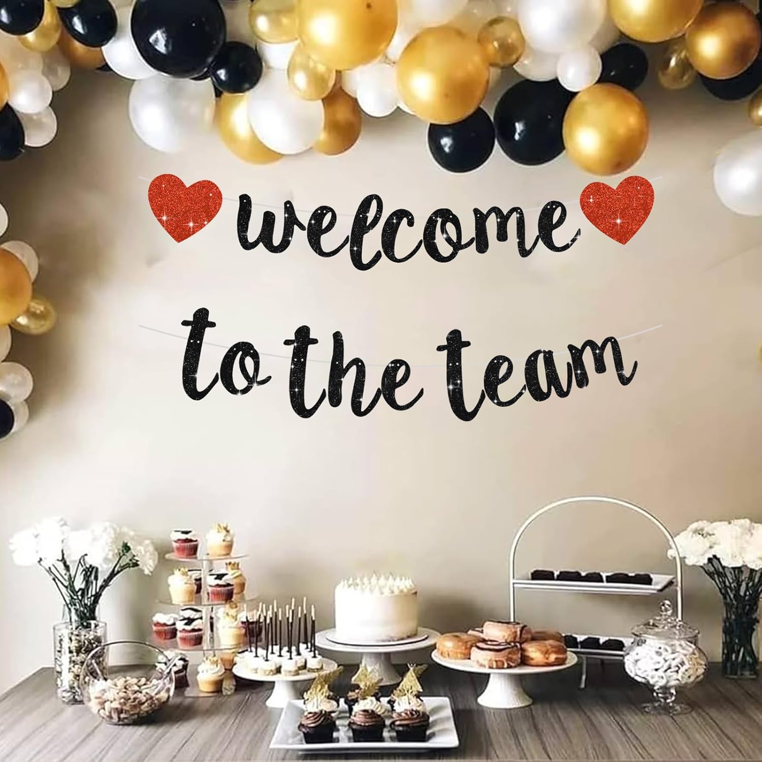 BEISHIDA Welcome to the Team Banner Office Party Decoration