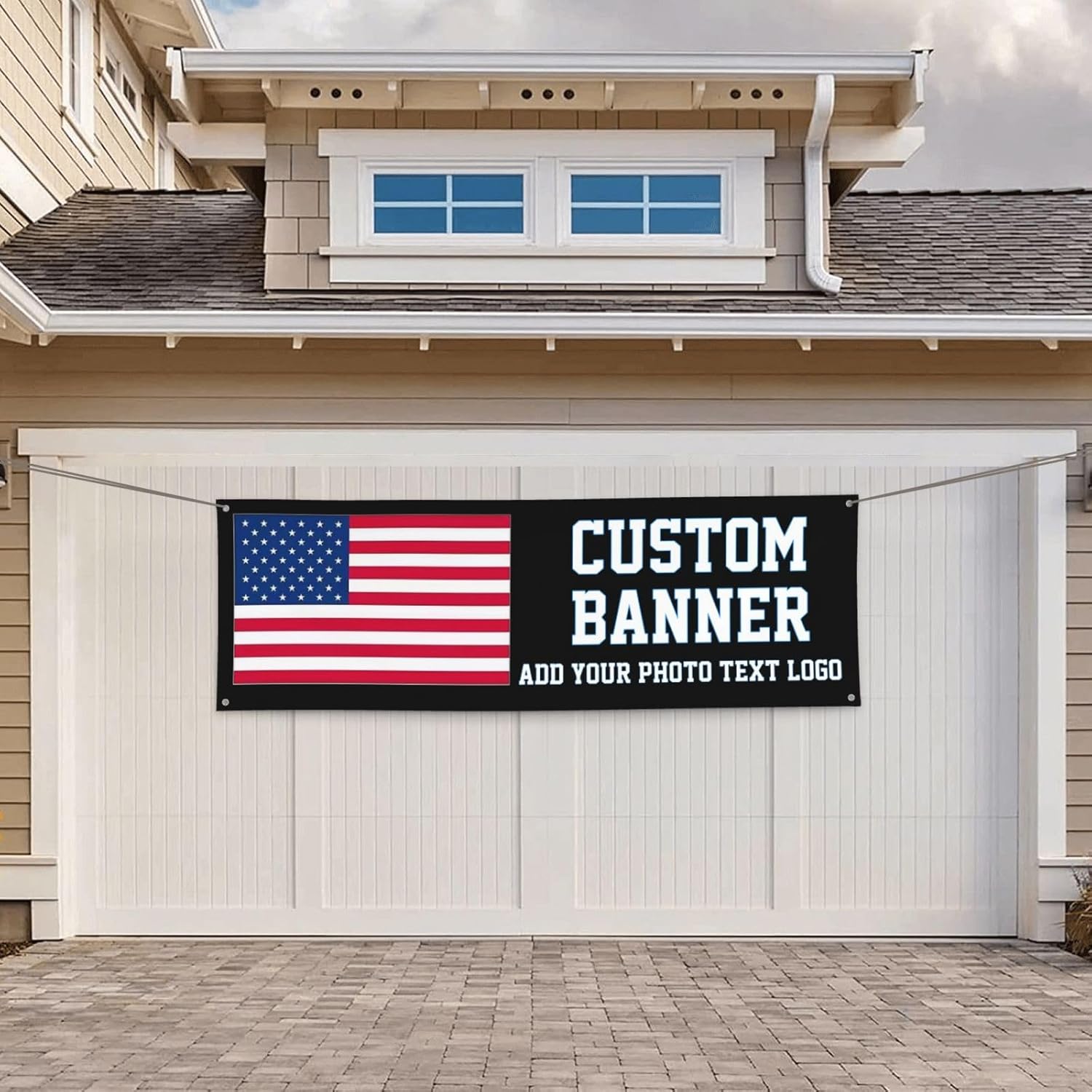 Custom 6x2 Ft Banner With Photo Text Logo