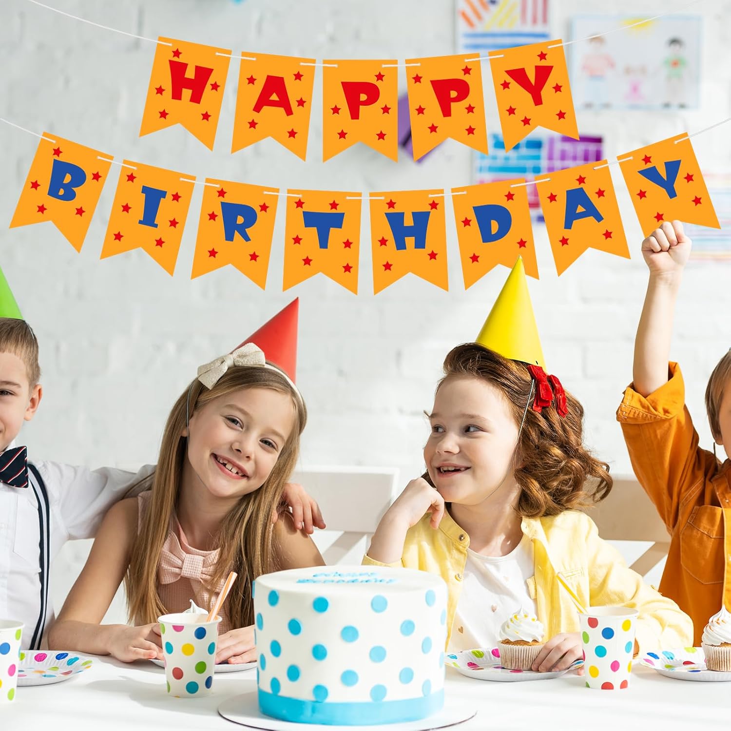 Anime Happy Birthday Banner 709x512 Inch Decor