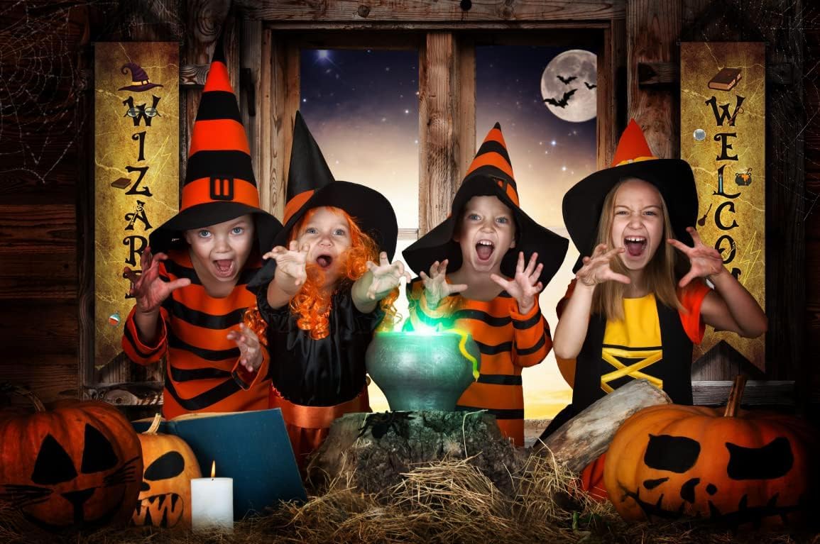 Magical Wizard Banners for Halloween Party Decor