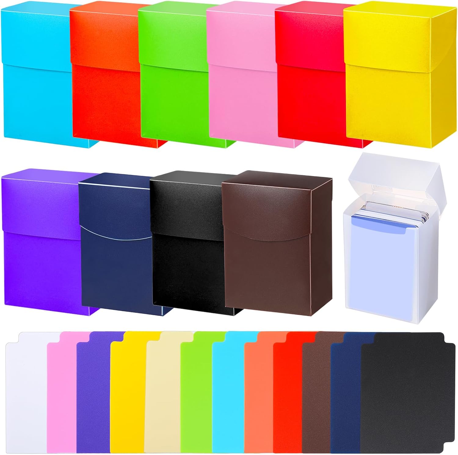 Leyndo 12 Pack TCG Deck Boxes with Dividers