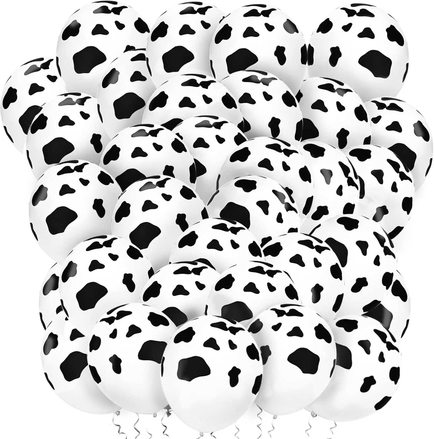 Lovestown 100PCS Cow Print Balloons for Party Decorations