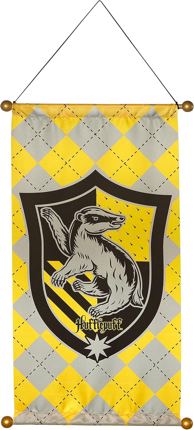Rubies Harry Potter Hogwarts Fabric Banner with Plastic Dowel 33x16