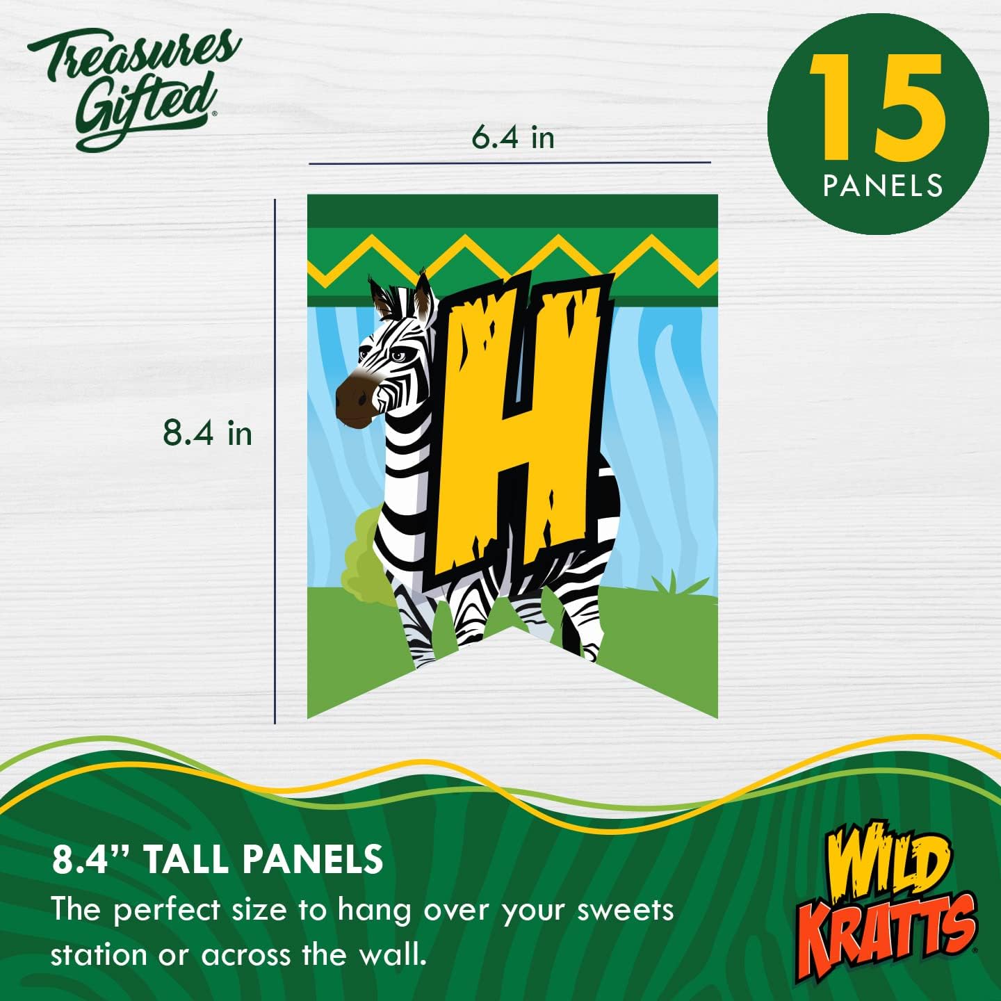 Treasures Gifted Wild Kratts Birthday Banner