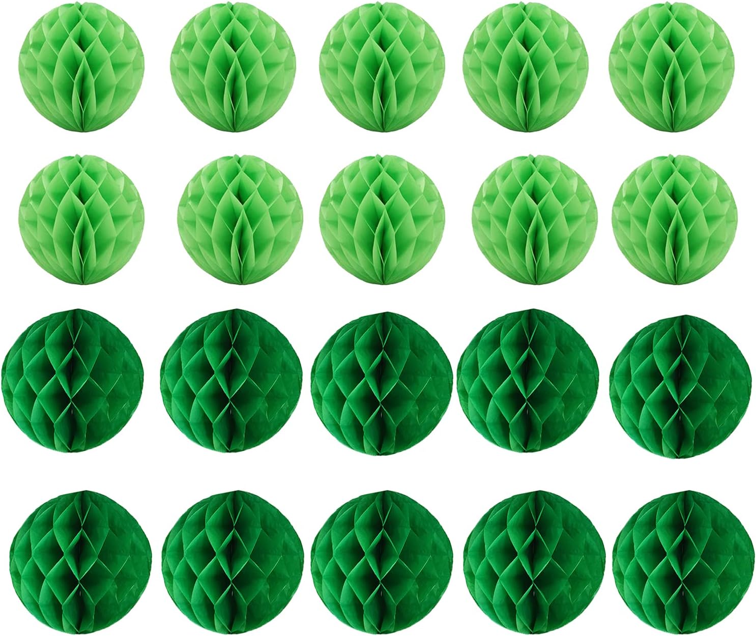 YLYs Love 20pcs Honeycomb Tissue Paper Party Balls Wall Decor