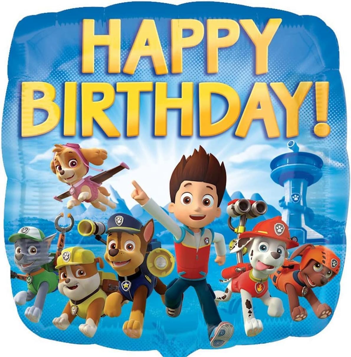 Anagram Paw Pups Birthday Balloon Bouquet Decorations