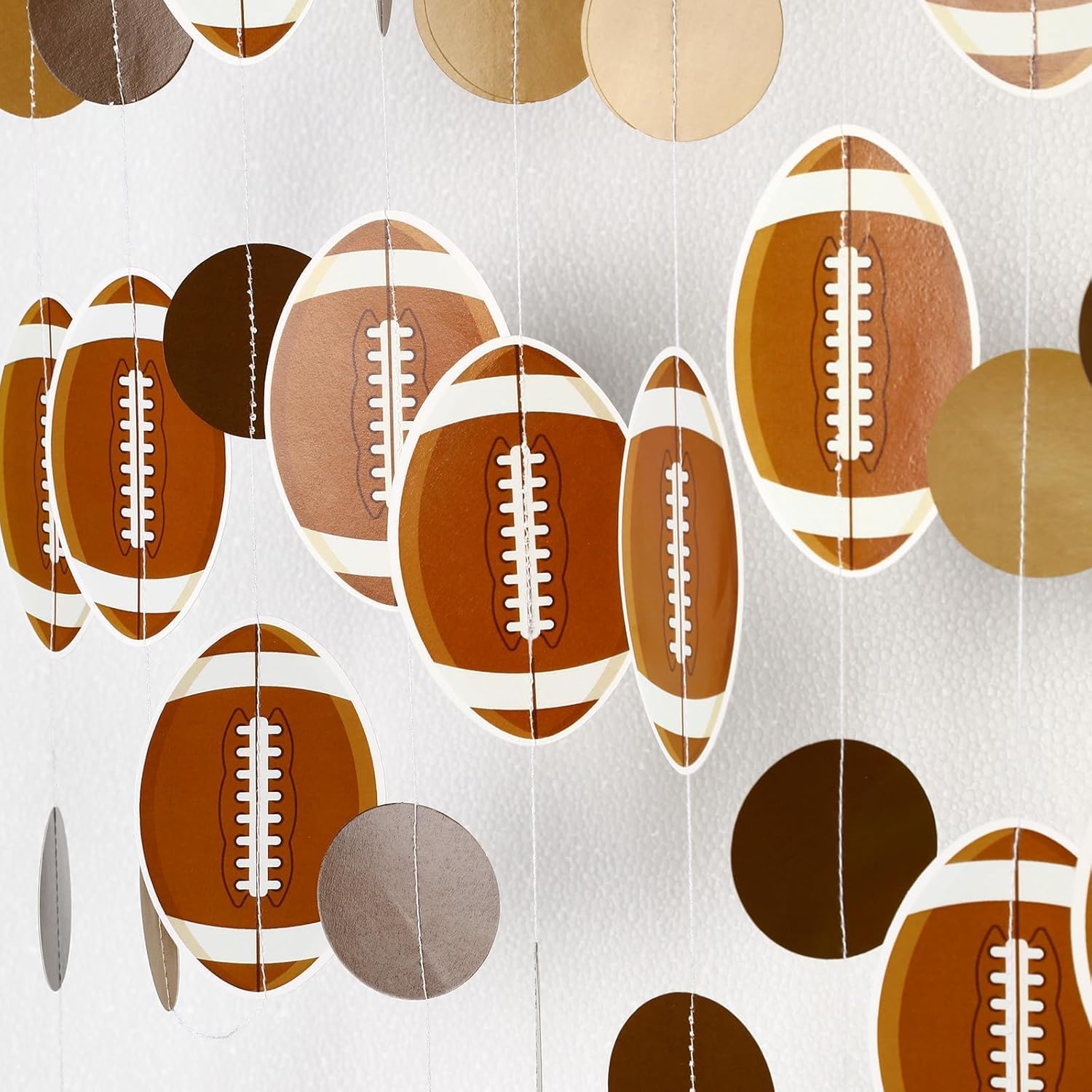 MARFOREVER 41ft Football Garland Banner