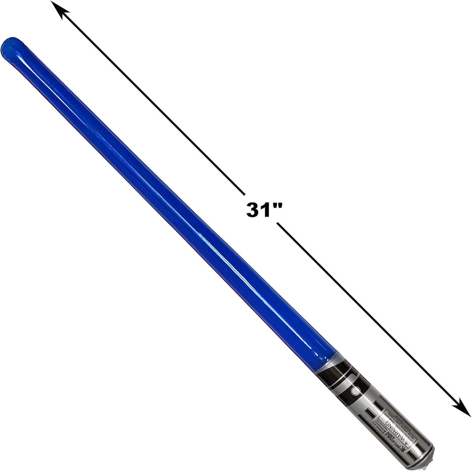 Pack of 12 Inflatable Party Lightsabers Rainbow Colors
