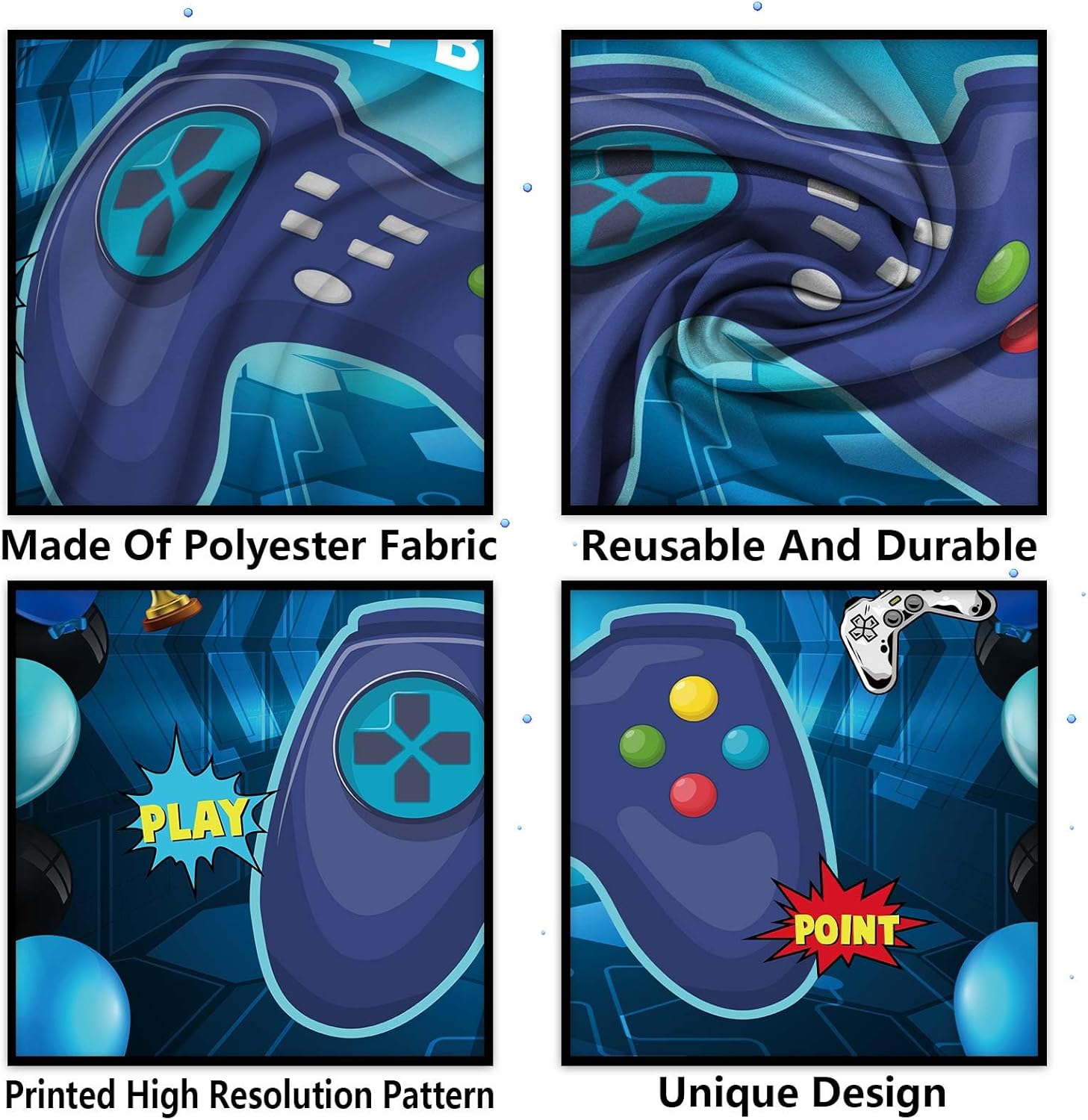 Level 7 Birthday Party Banner Decorations for Kids