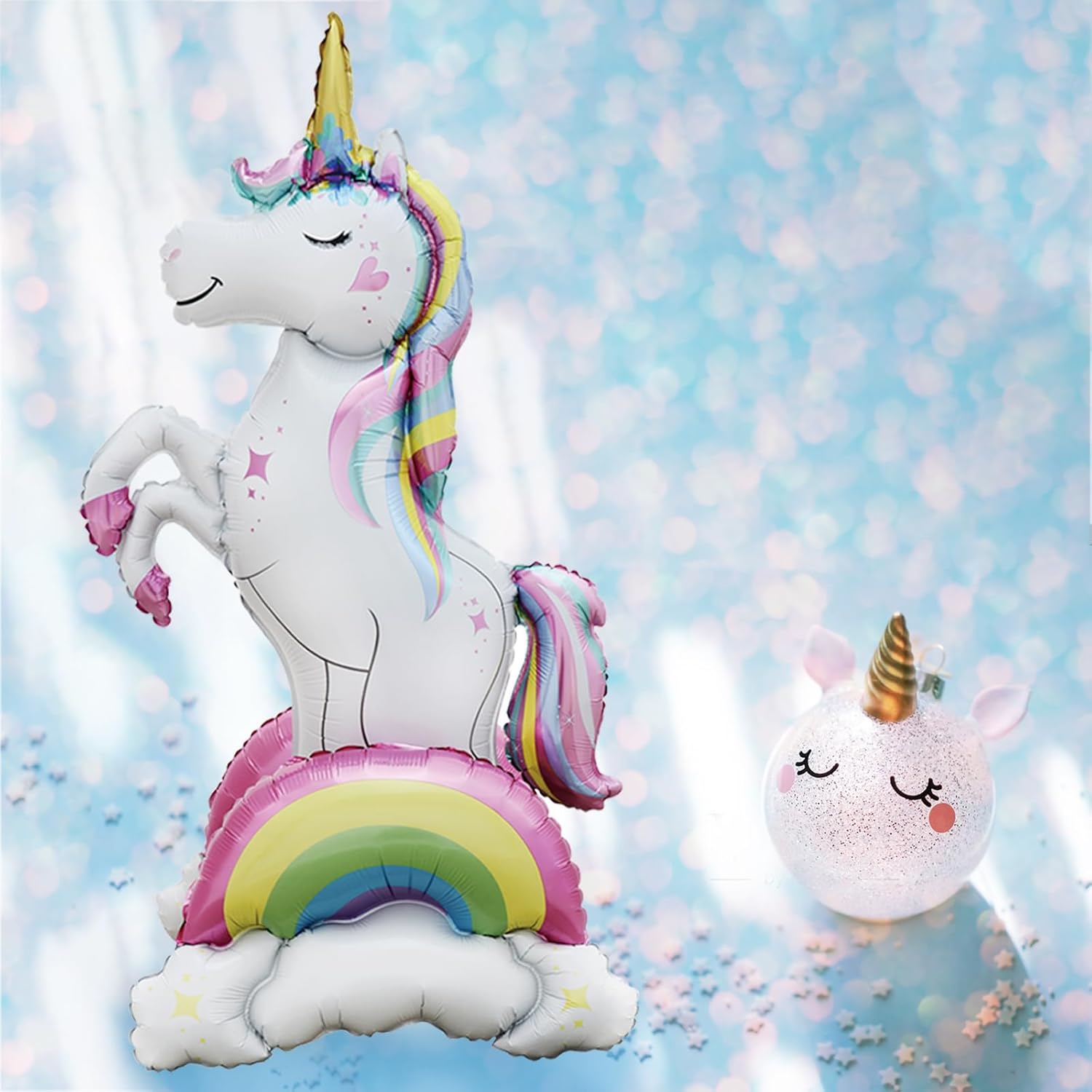 Giant Standing Unicorn Foil Balloon 37 Inch