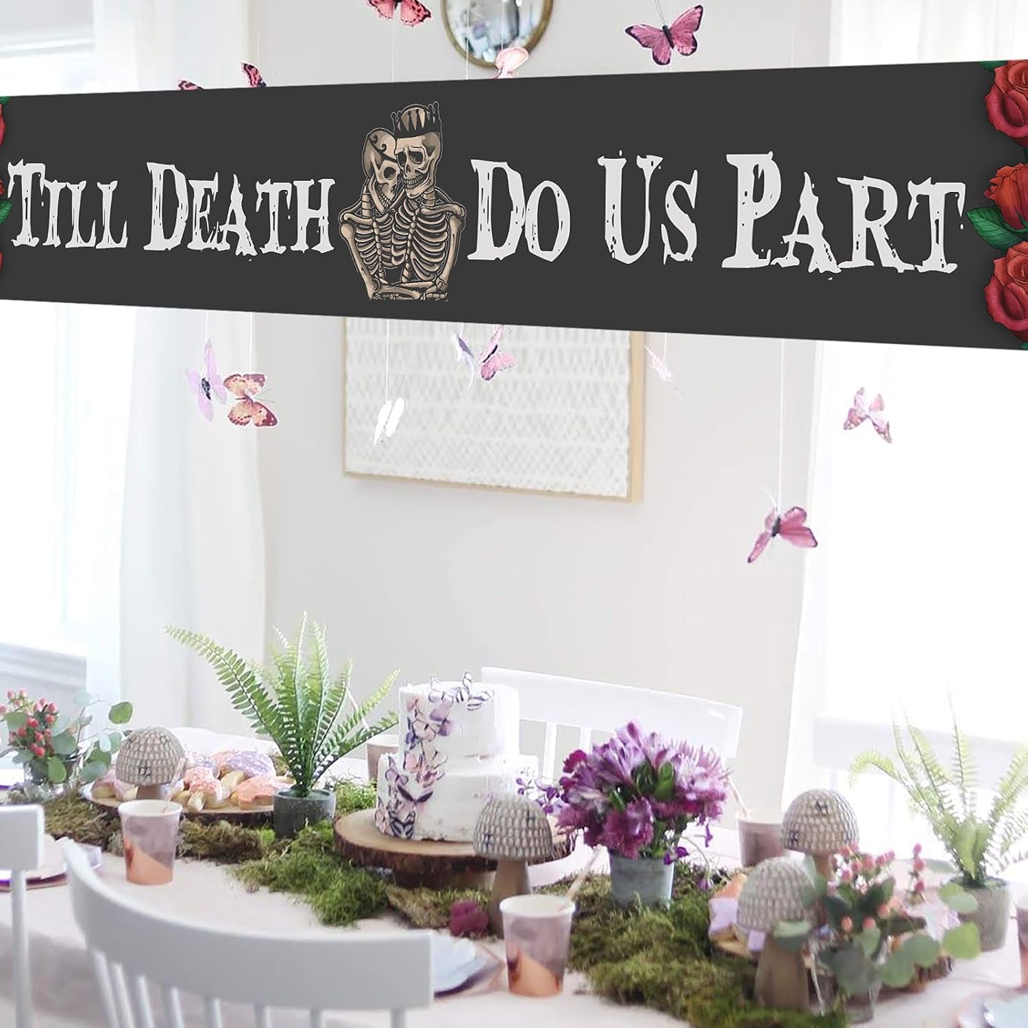 Till Death Do Us Party Large Banner Sign