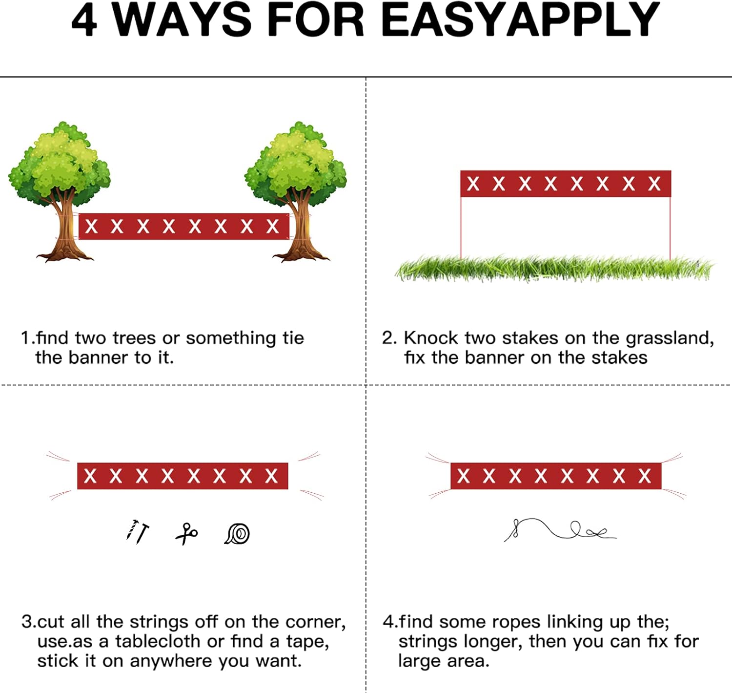 Large Black Congratulations Decoration Banner for Parties