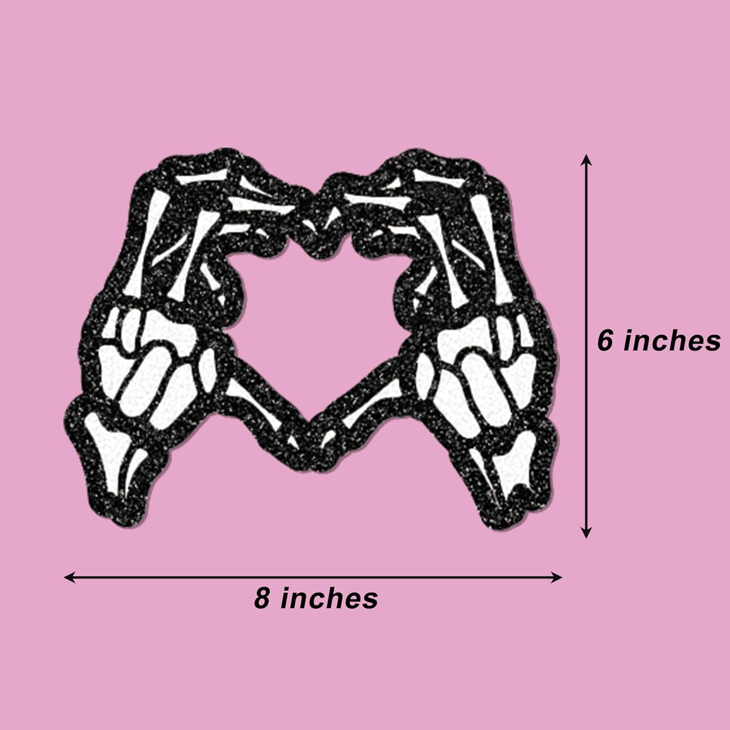 Gothic Skeleton Heart Halloween Banner Set