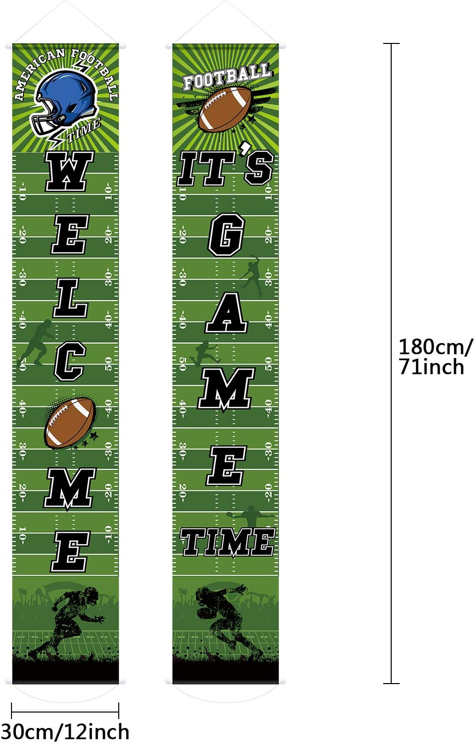 Football Welcome Banners for Party Decorations