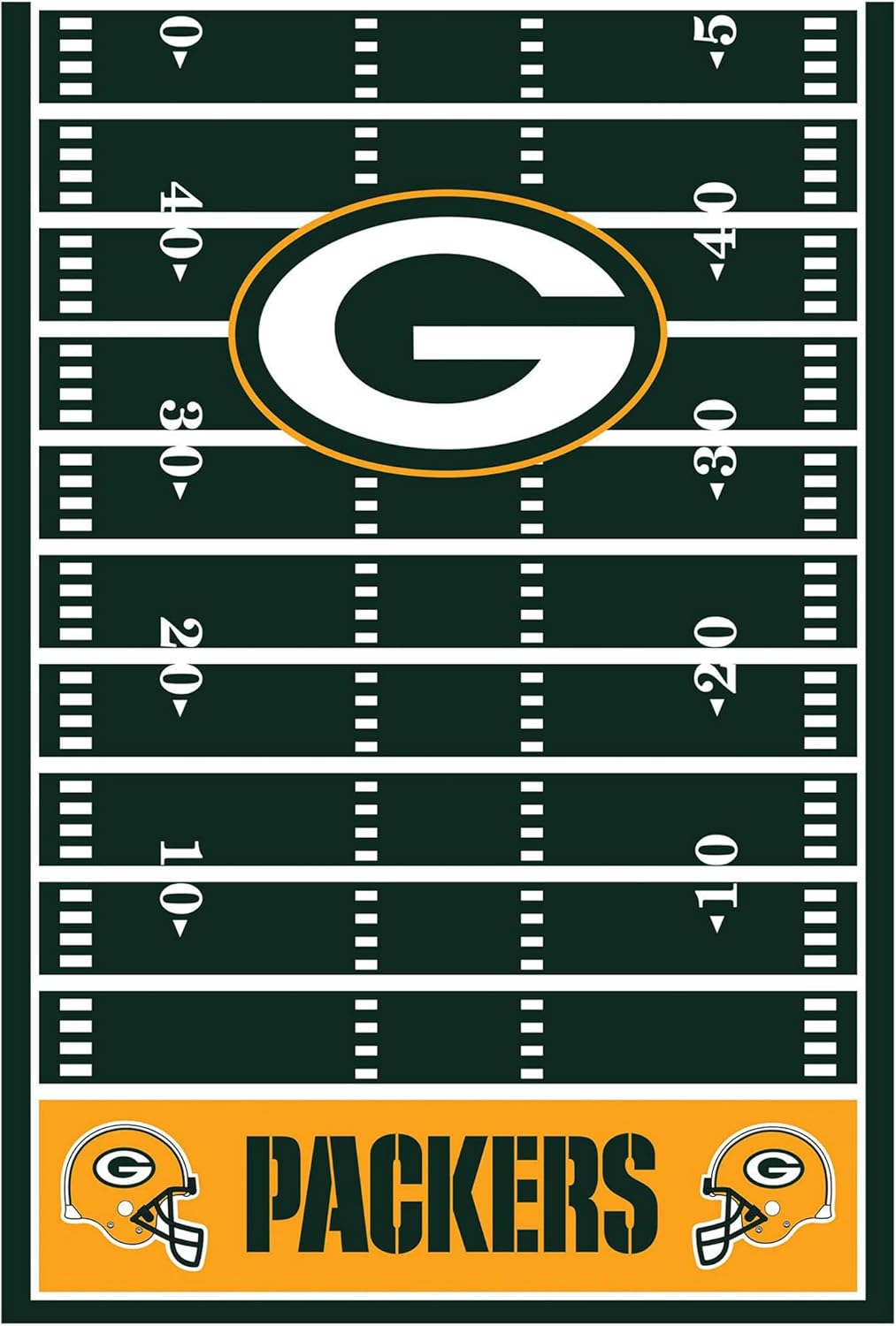 Green Bay Packers Table Cover 54x96 Durable Plastic
