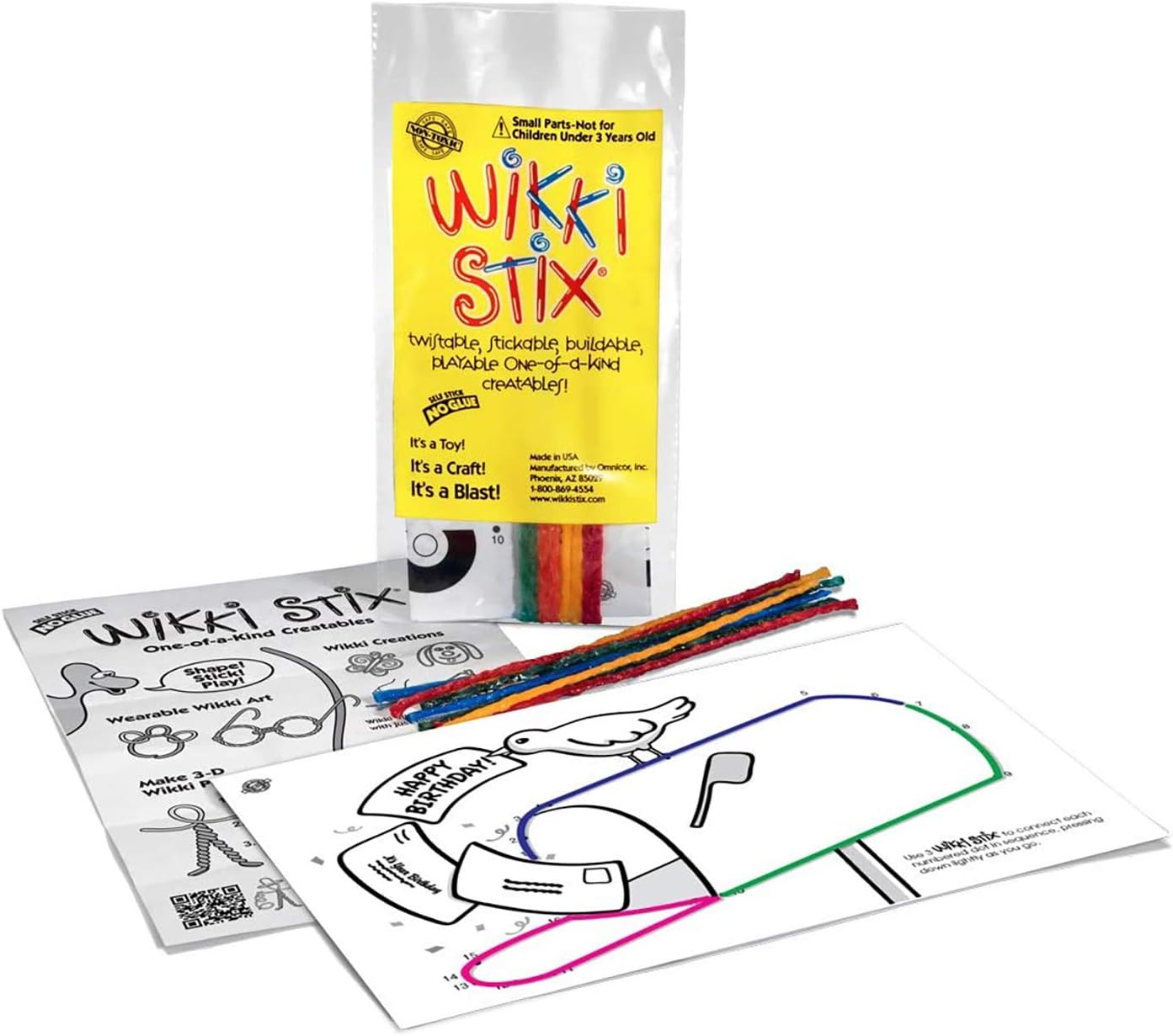 WikkiStix Birthday Fun Favors Pack of 20