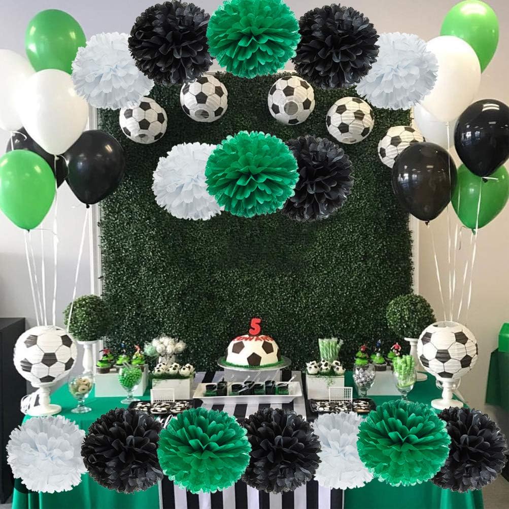 MOWO Paper Flower Tissue Pom Poms 12pc Set