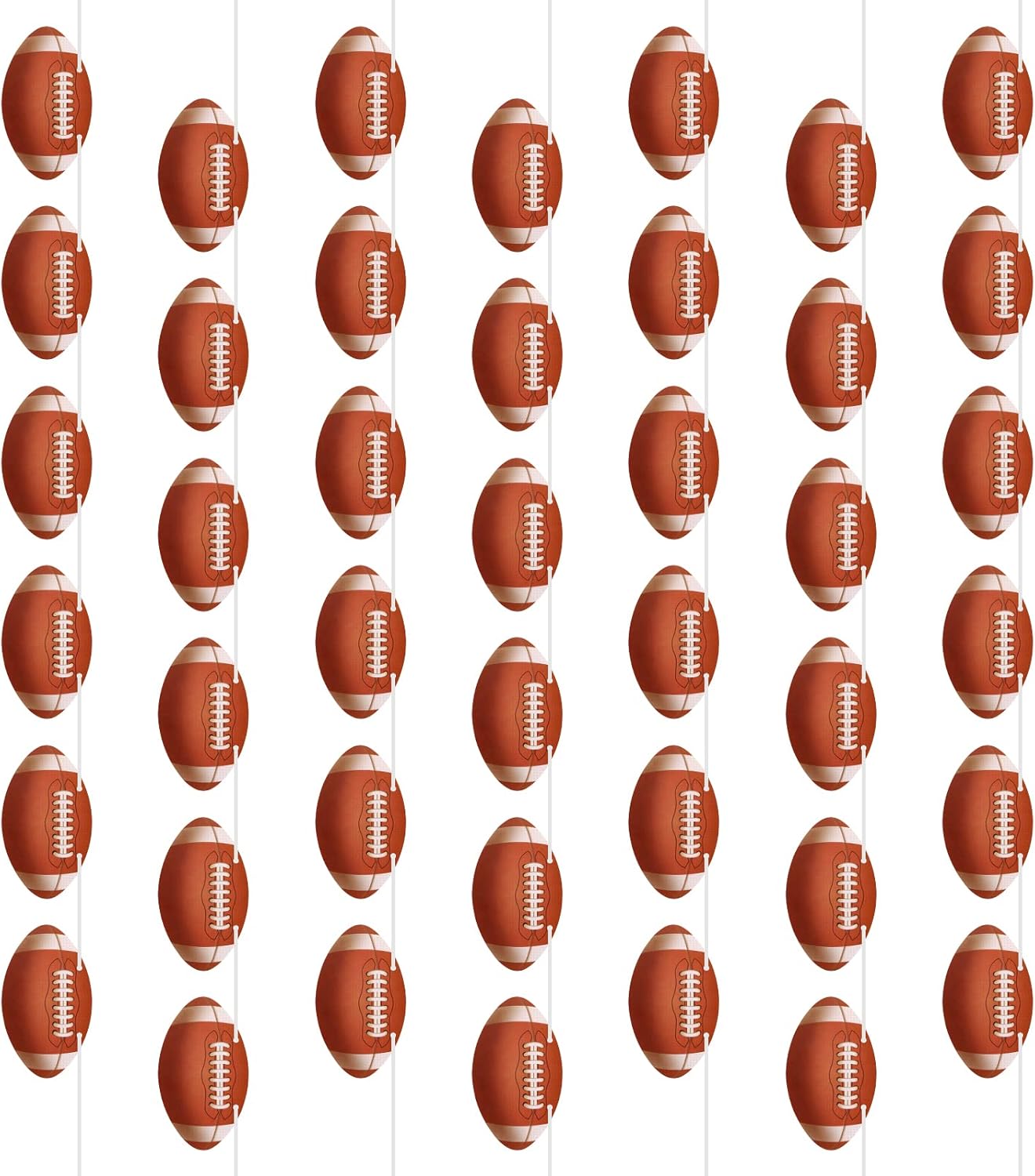 4 Pack Football Banners Garland for Football Party Decorations