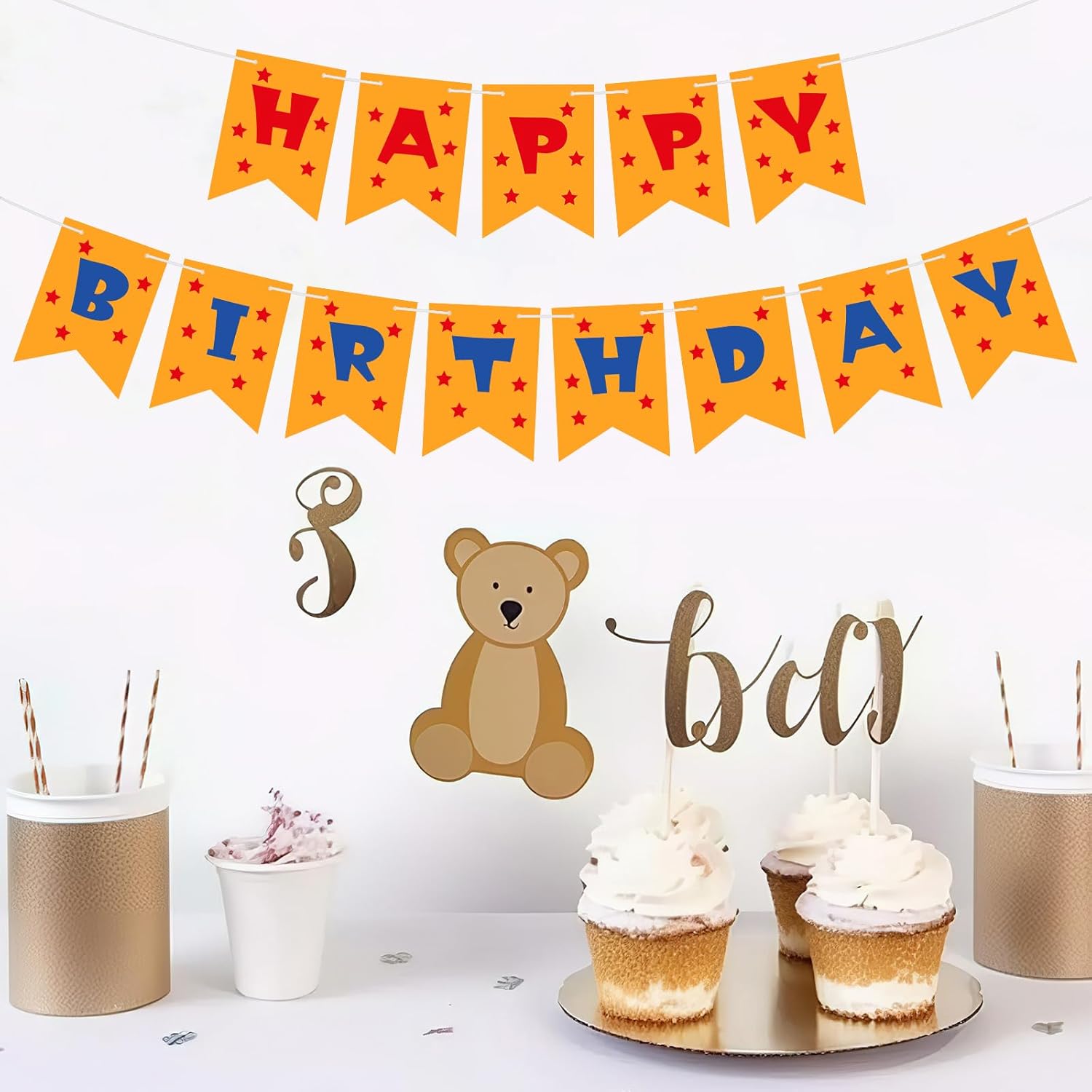 Anime Happy Birthday Banner 709x512 Inch Decor