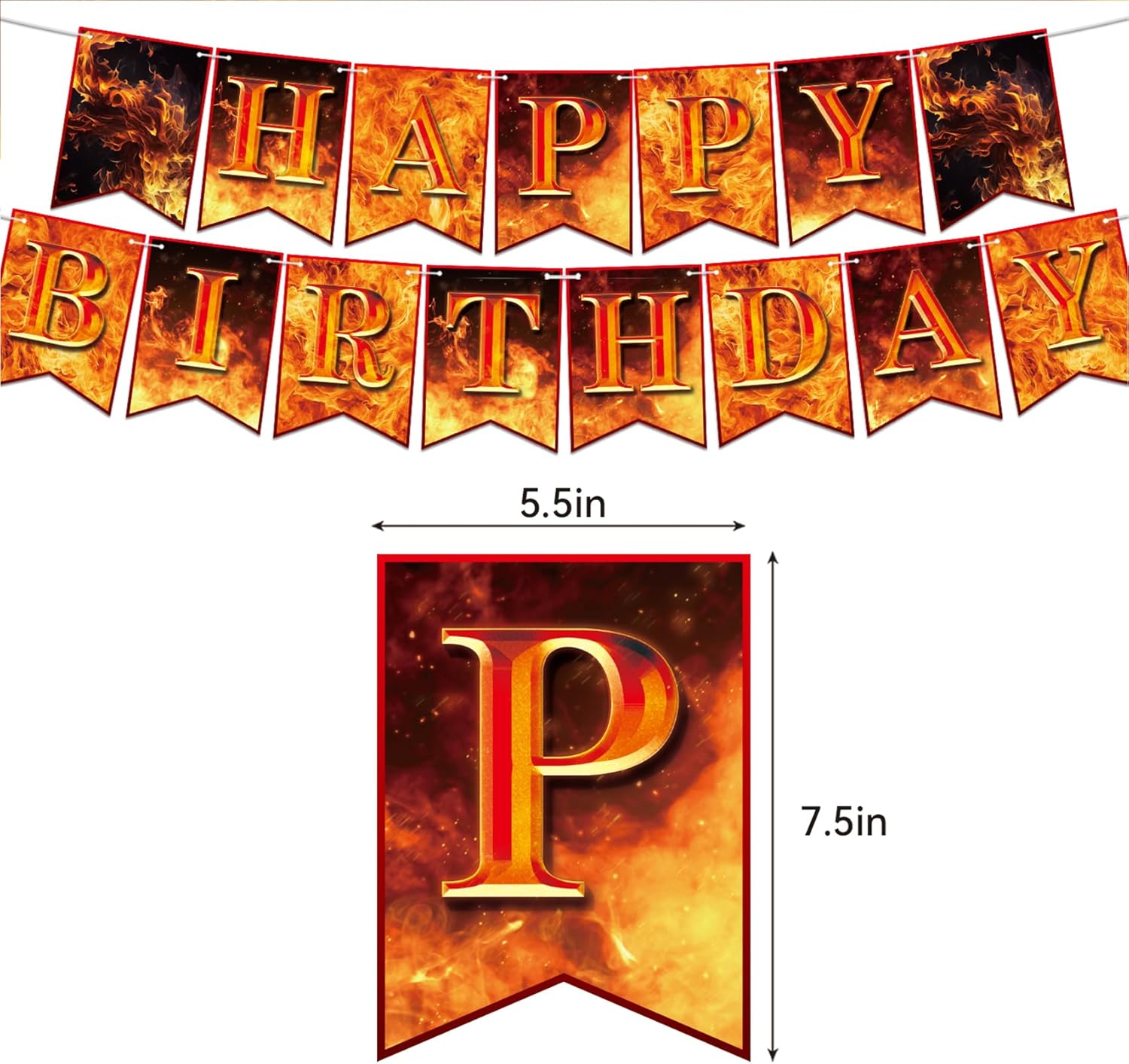 Firefighter Birthday Party Decorations Set