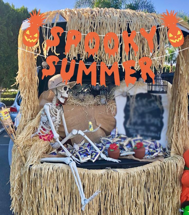 Spooky Summer Halloween Party Banner Decorations